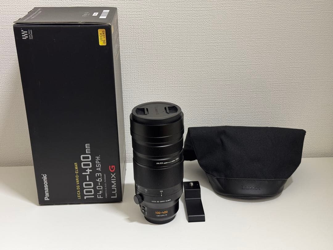 【美品】Panasonic 100-400mm ズームレンズ LUMIX G Amazon.com : PANASONIC LUMIX G LEICA DG VARIO-ELMAR PROFESSIONAL