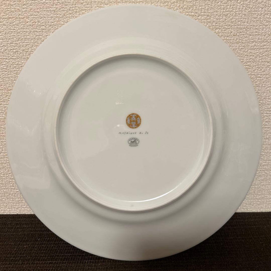 エルメス　ヴァンキャトル ゴールド　ディナープレート　27.5cm
