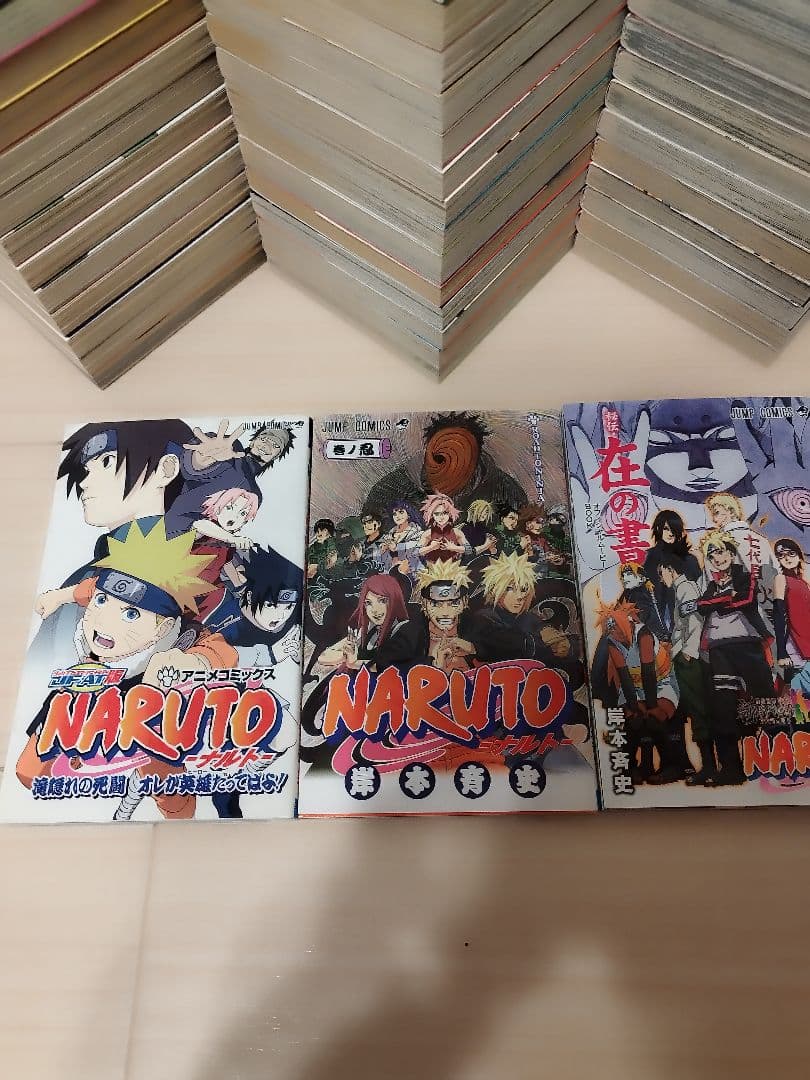 ナルト 全巻セット 1巻〜72巻 完結 +関連本3冊 - メルカリ