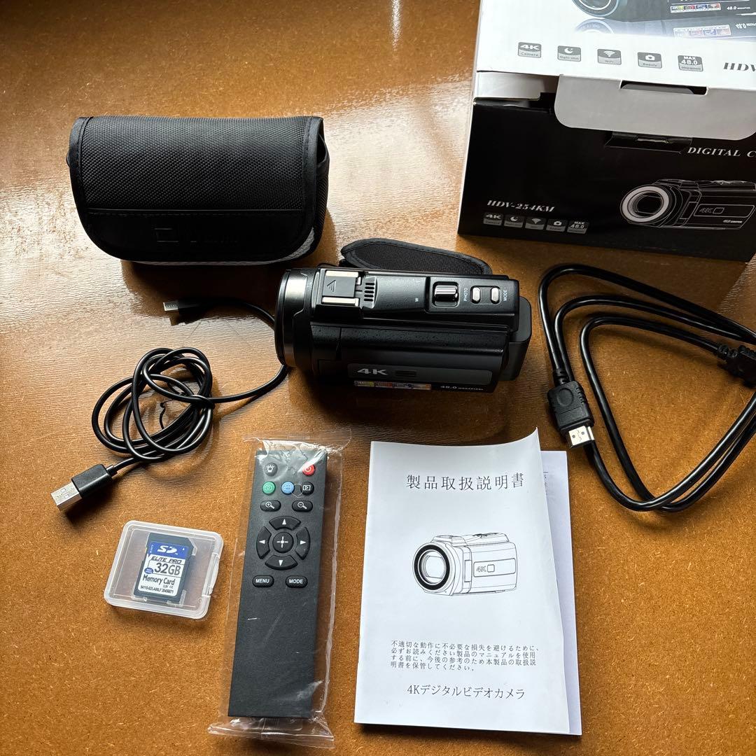 4Kビデオカメラ HDV-254KM - メルカリ
