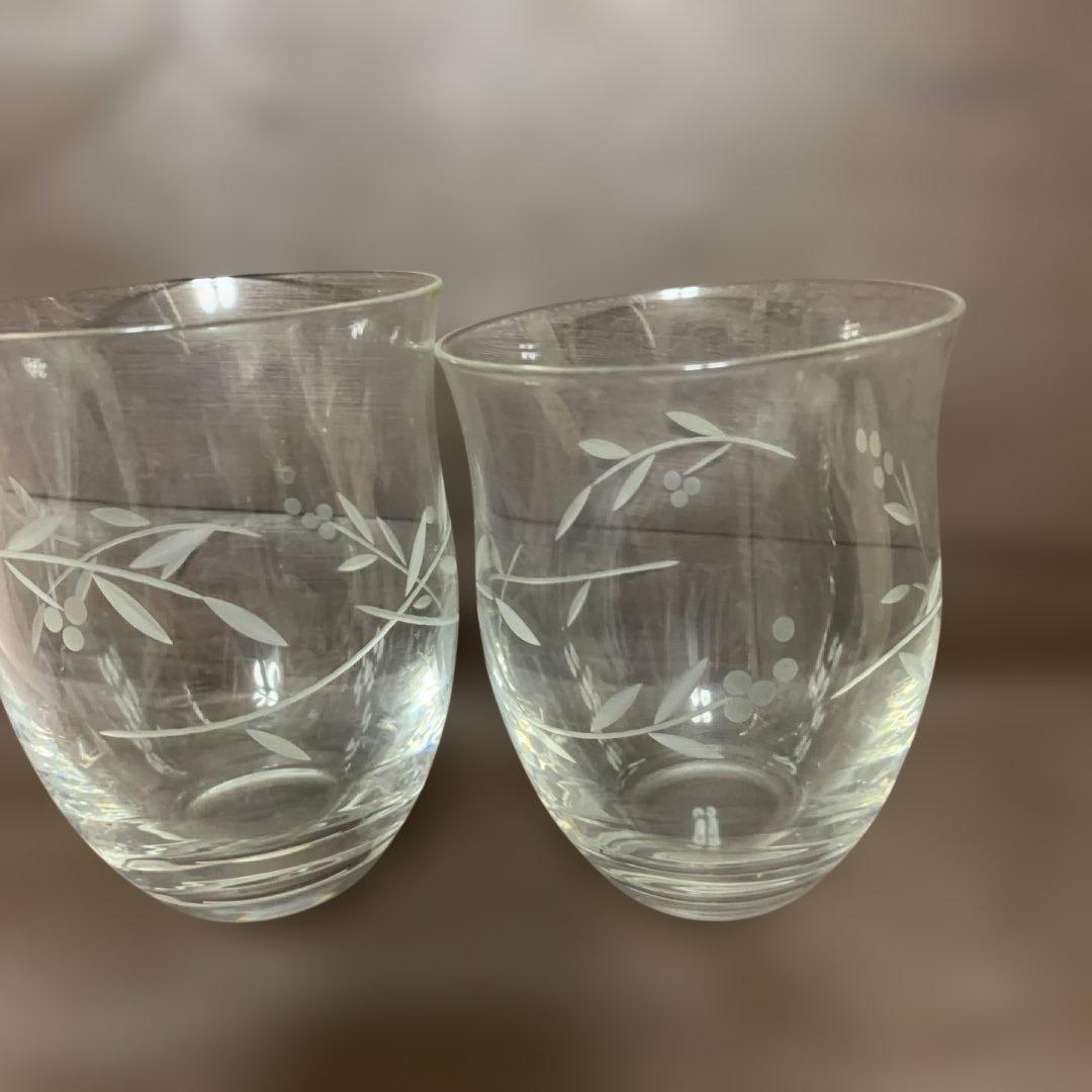 HOYAクリスタルセット大皿4枚 コップ6x2 HOYAクリスタルフアン必見