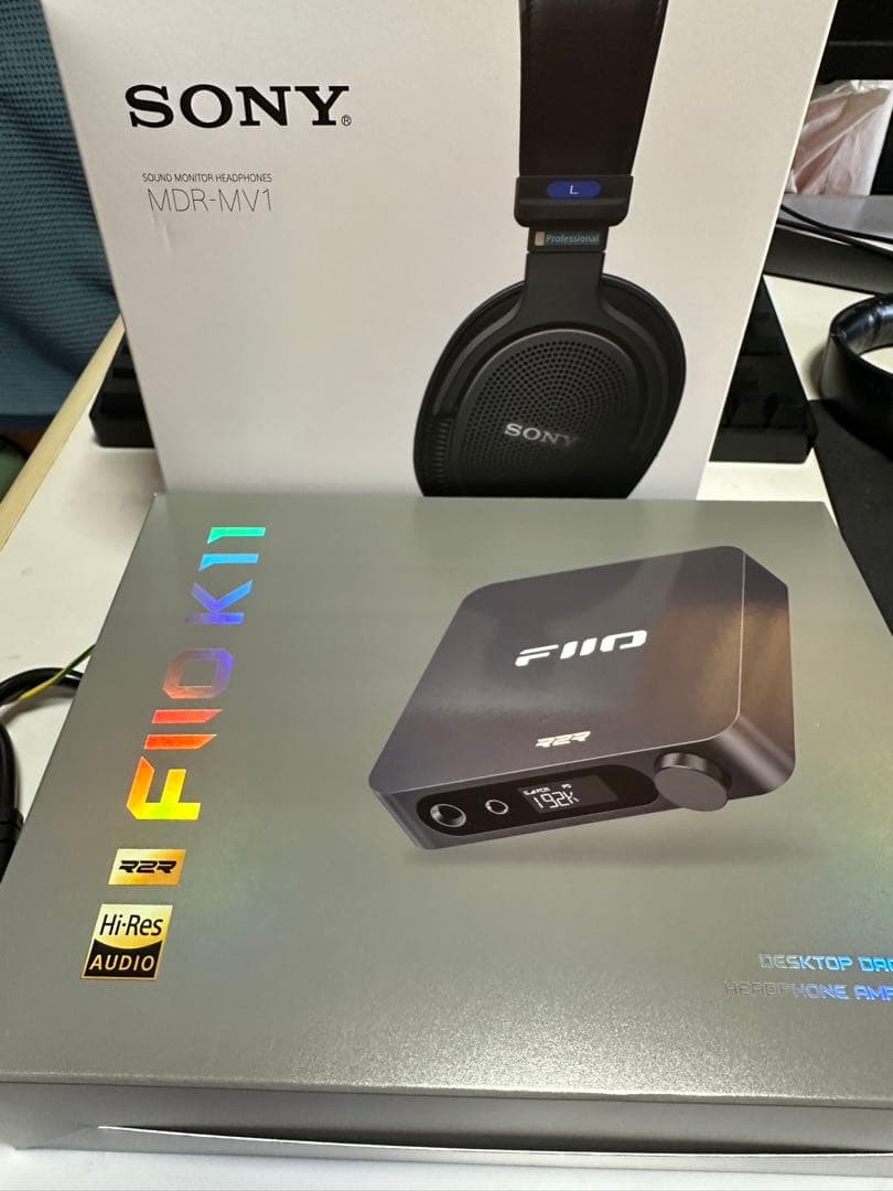 SONY MDR-MV1 & FiiO K11 R2R セット SONY MDR-MV1 & FiiO K11 R2R セット