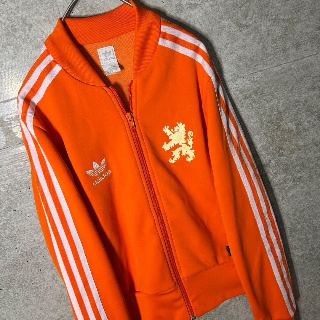 adidasアディダスオレンジネザーランドオランダ代表トラックジャケット