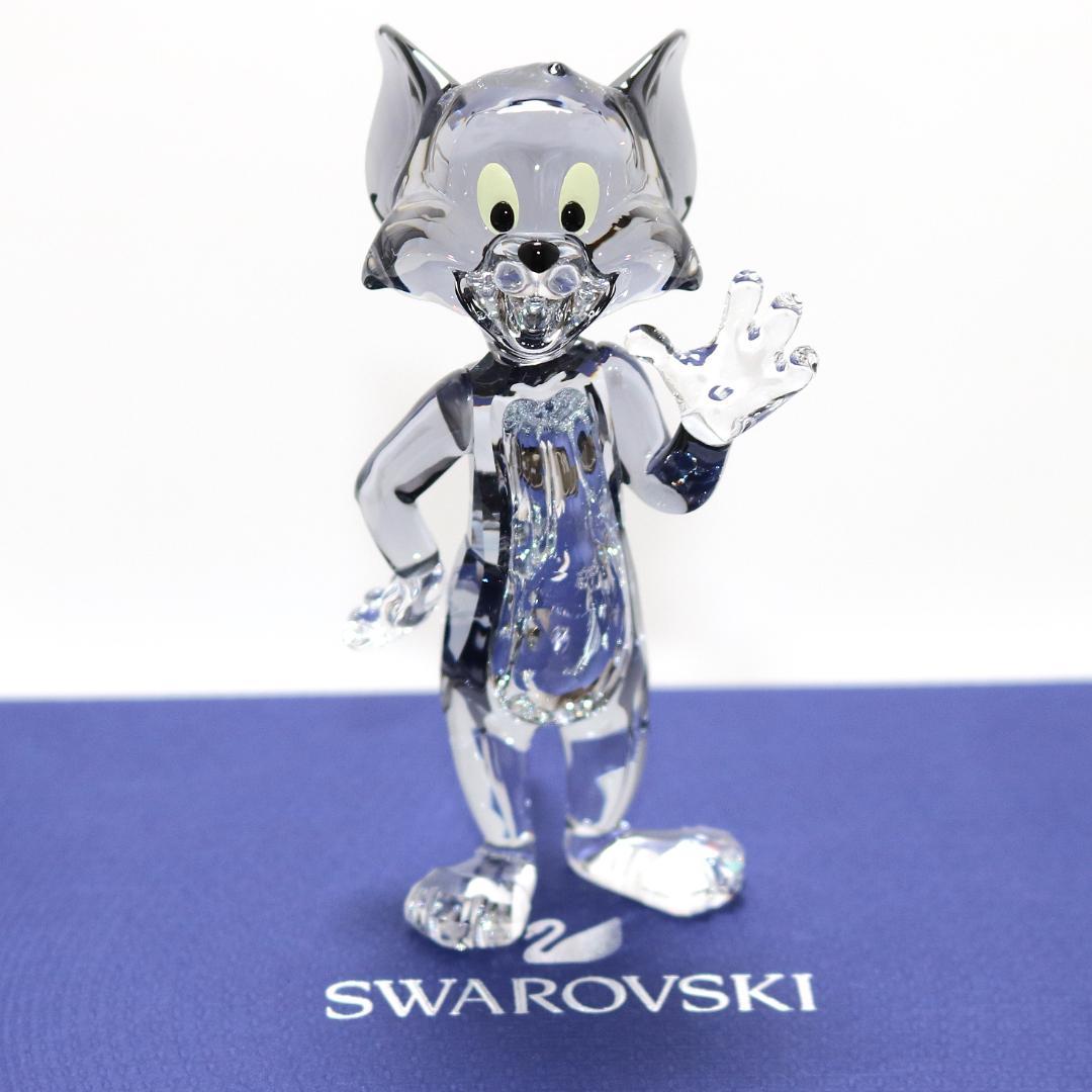 極美品】スワロフスキー トム トムとジェリー 置物 トム&ジェリー