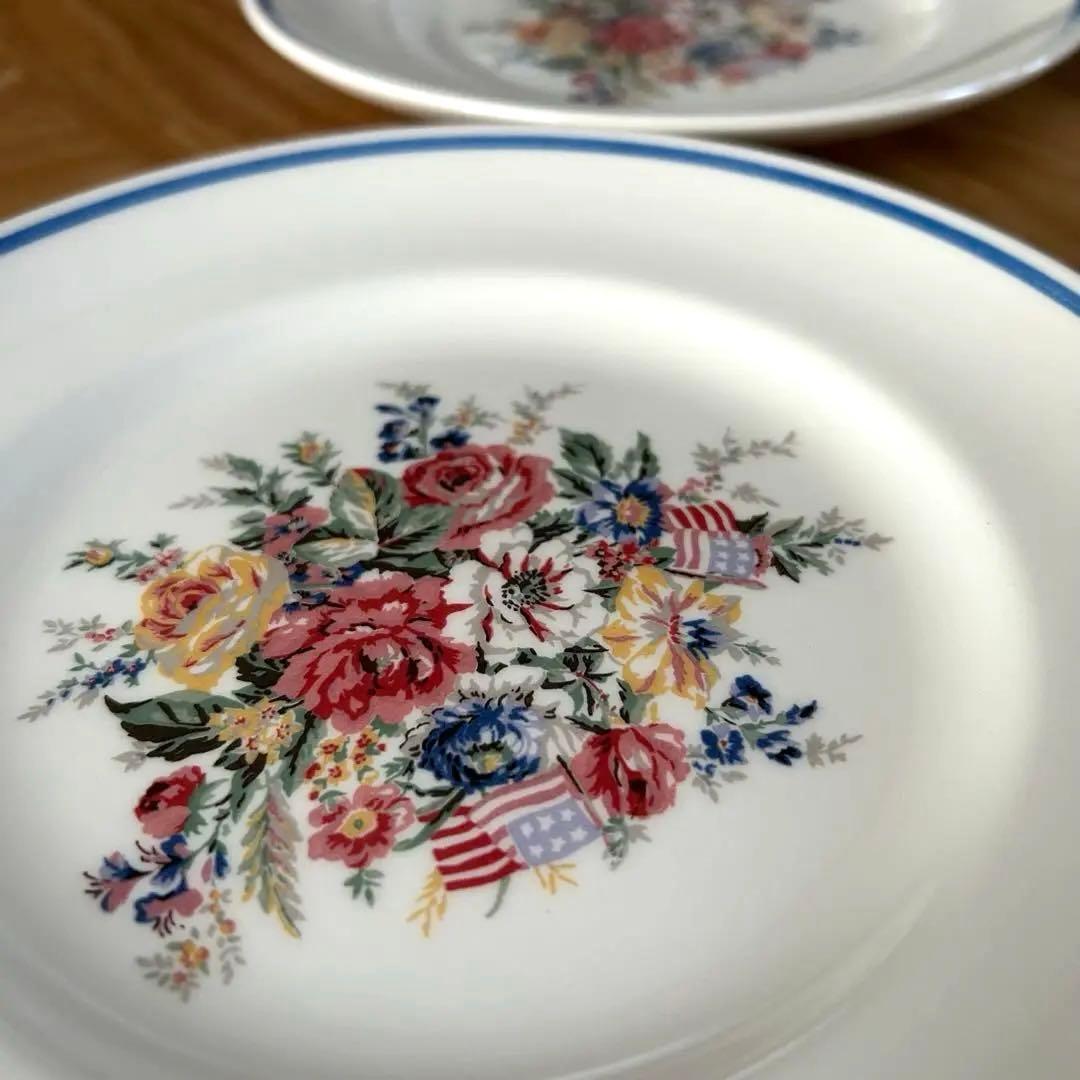 未使用 ウエッジウッドラルフローレン コラボプレート ケーキ皿2枚