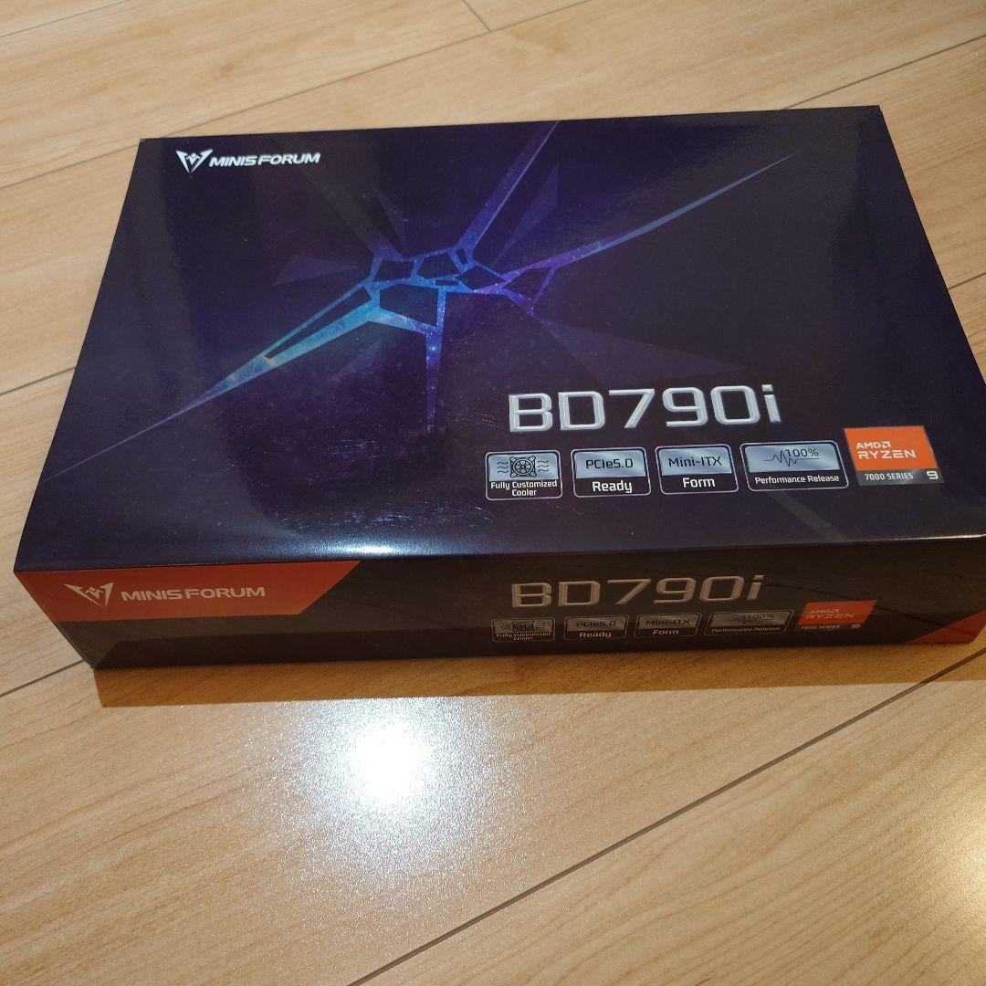 MinisForum BD790i + (32GB×2)ノートPC用メモリ MINISFORUM BD790i Motherboard AMD Ryzen 9 7945HX(16C/32T) Gaming