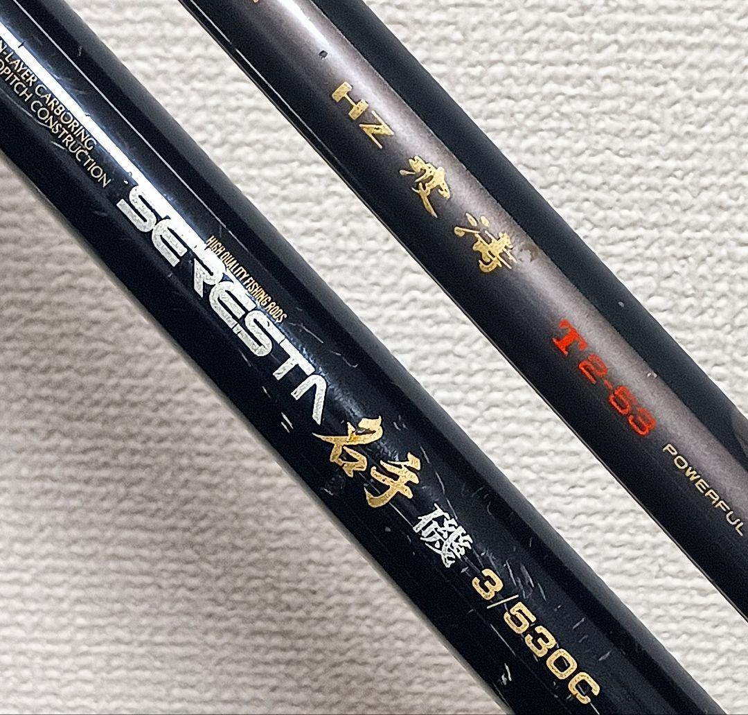ダイワ波濤T2号5.3m&ダイコーセレスタ名手磯3号5.3mまとめて2本 ダイワ波濤T2号5.3m&ダイコーセレスタ名手磯3号5.3mまとめて2本の通販