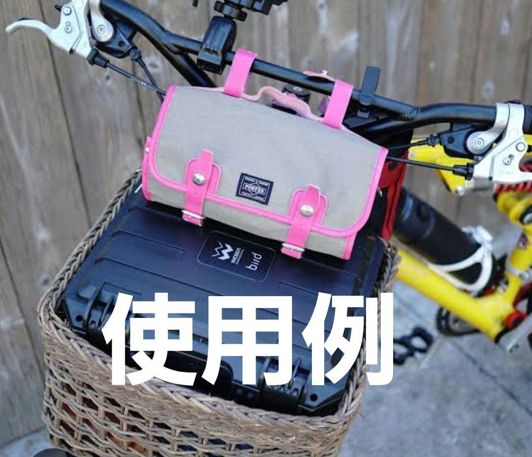 希少】自転車 ハンドル バッグ ポーター 吉田カバン キャンバスロール