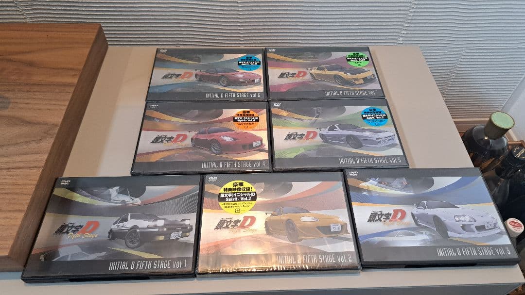 頭文字D 5th Stage DVD Vol.1〜7全巻セット - メルカリ