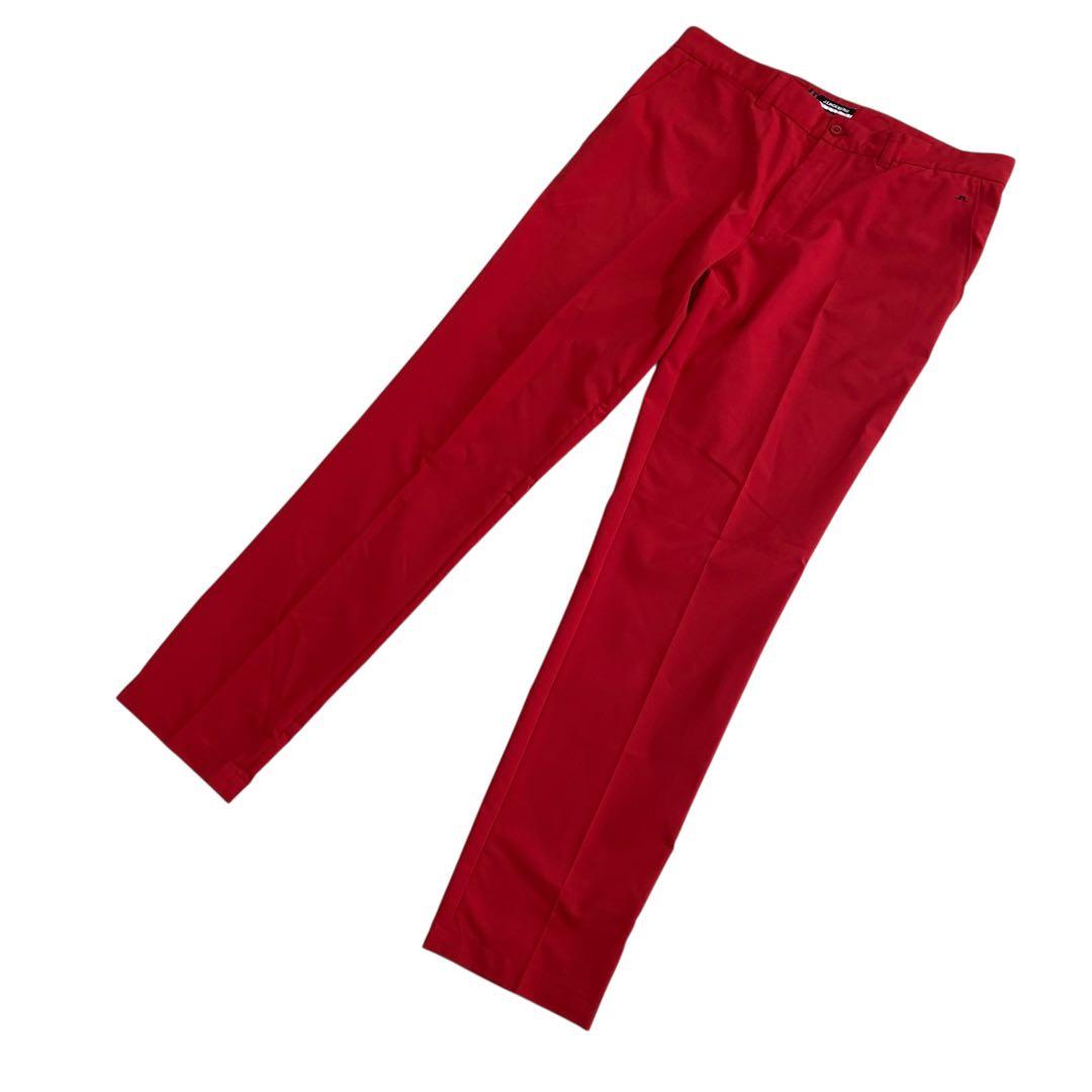 美品✨J.LINDEBERG ジェイリンドバーグ ゴルフパンツ 32/32レッド
