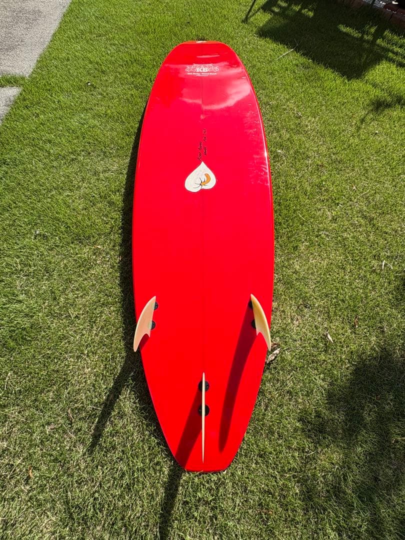 数量限定 Kirk Bierke Sunset Beach サーフボード レッド 数量限定