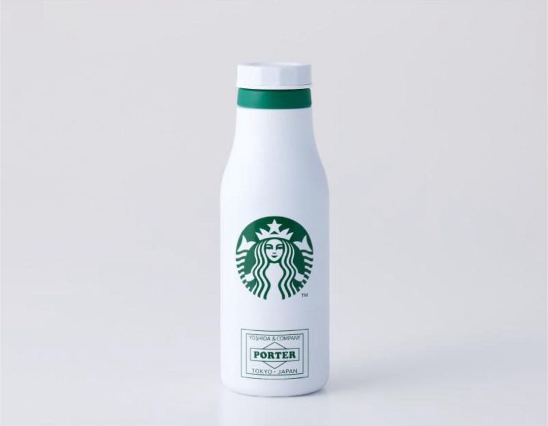弁当箱・水筒 PORTER STARBUCKS Stainless Logo Bottle Amazon｜スターバックス PORTER ステンレスロゴボトル ブラック 473ml