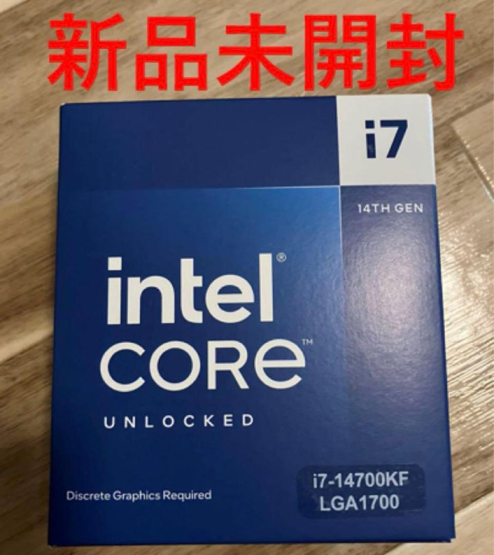 新品未開封　Intel Core i7-14700KF 第14世代 Amazon | Intel CPU Core i7-14700KF 第14世代 Raptor Lake-S Refresh