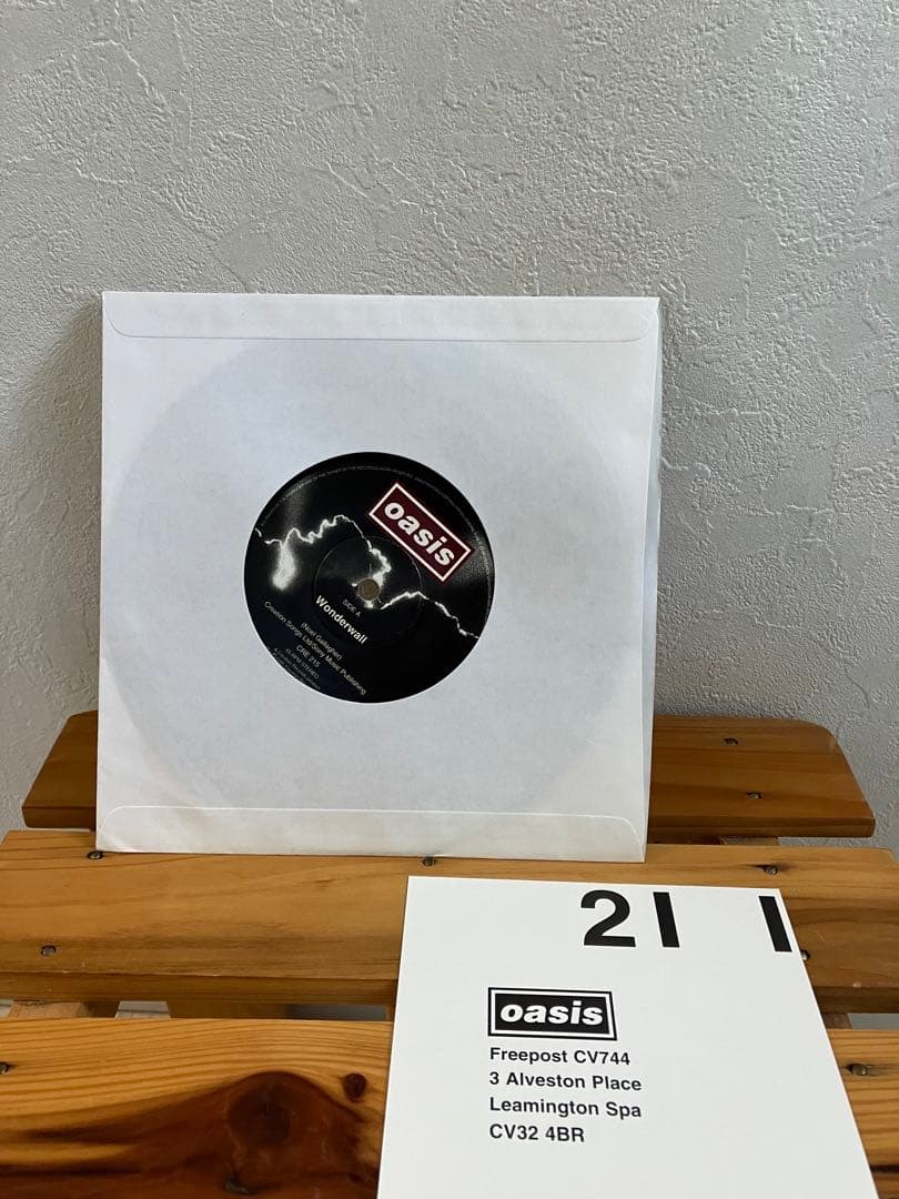 oasis WONDERWALL 7インチ レコード - メルカリ