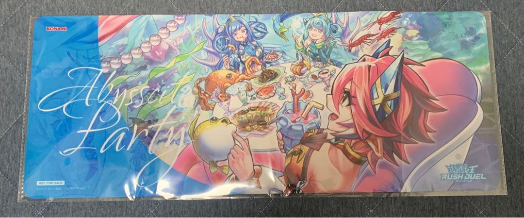 アビスカイトパーティー　プレイマット　ファンミーティング　ラッシュデュエル 遊戯王ラッシュデュエル アビスカイト・パーティ プレイマット 未開封