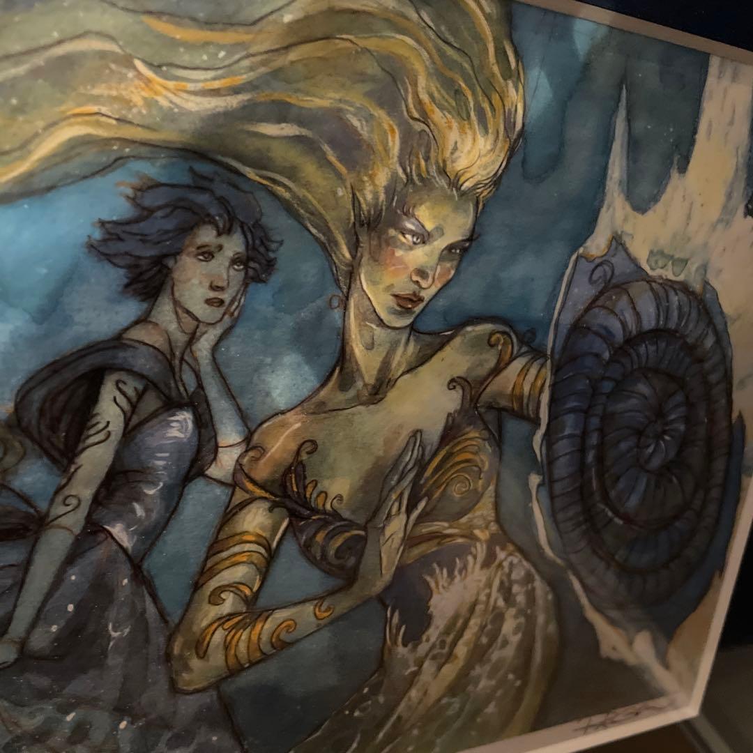 超貴重】MTG 複製原画 外交官随員 レベッカ・ゲイ Rebecca Guay - メルカリ