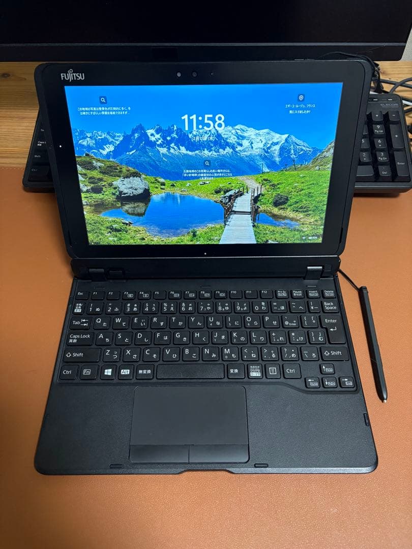 充電2回保管品！富士通 ARROWS Tab Q509/VE/RAM8GB - メルカリ