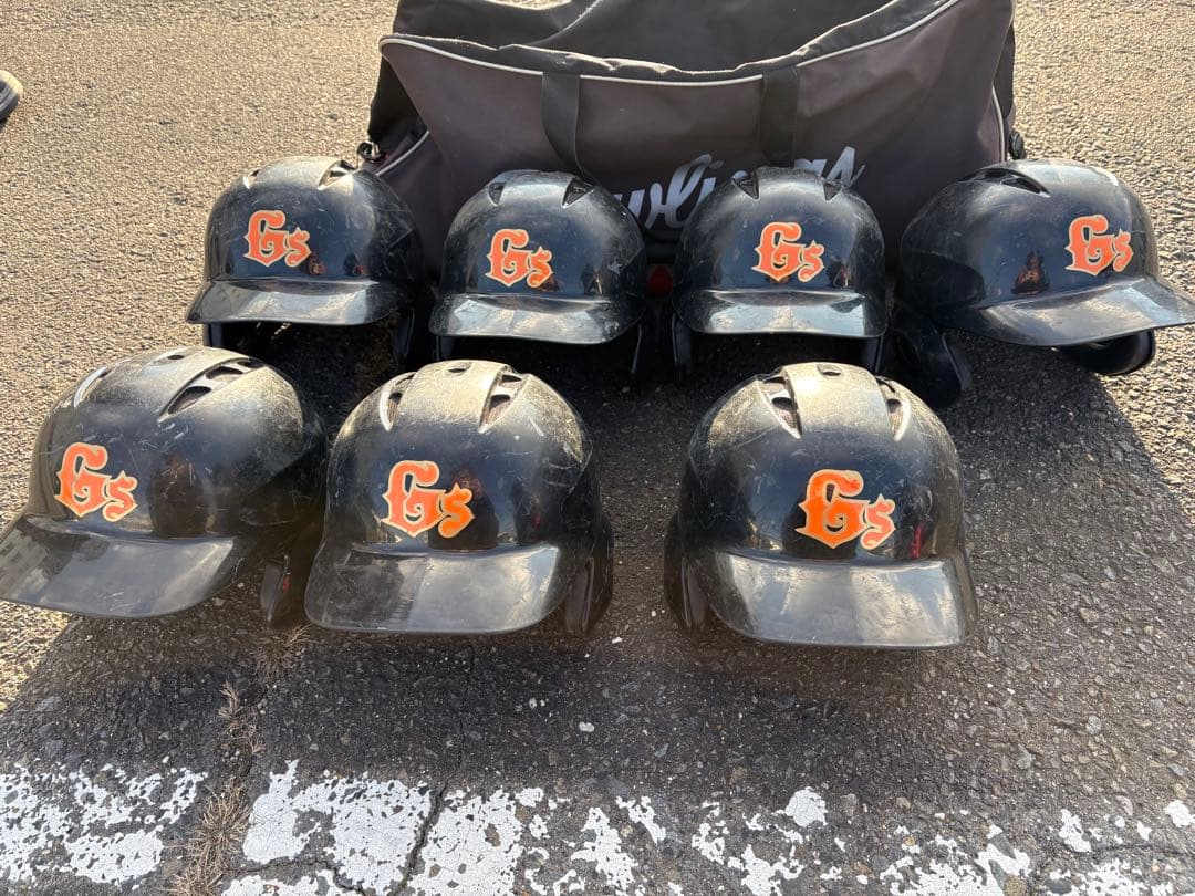 軟式野球用ヘルメット7式、ケース付き ゼット（ZETT） 野球 ヘルメットセット 7個 ヘルメット 軟式野球 軟式