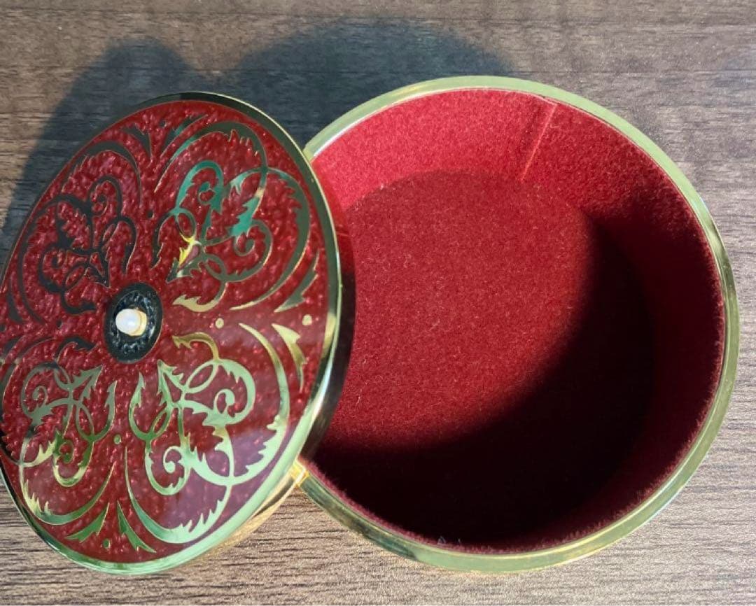 美品】MIKIMOTO ミキモト ジュエリーケース クリスタルラッカー 赤