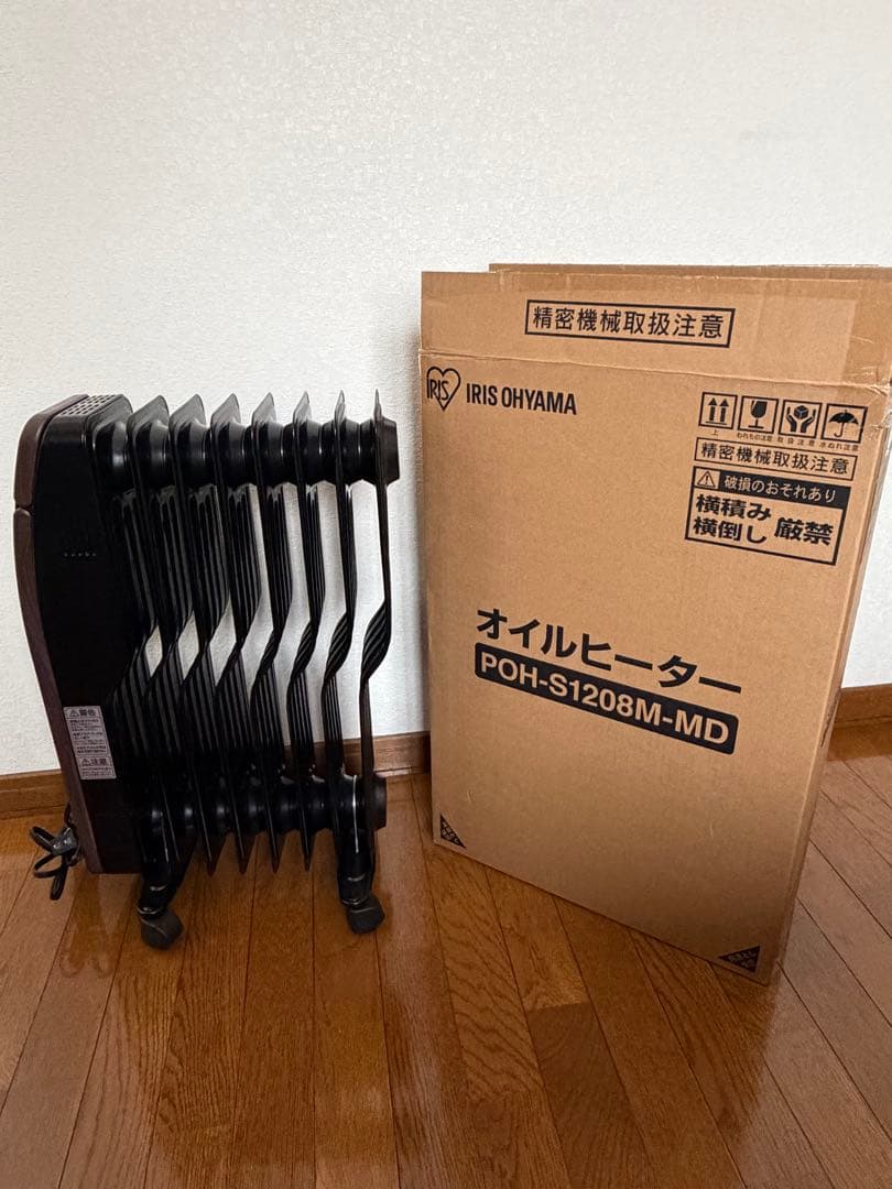 アイリスオーヤマ オイルヒーター 温度調節機能付 POH-S1208M-W 楽天市場】ヒーター オイルヒーター アイリスオーヤマ 8畳 POH-S1208M