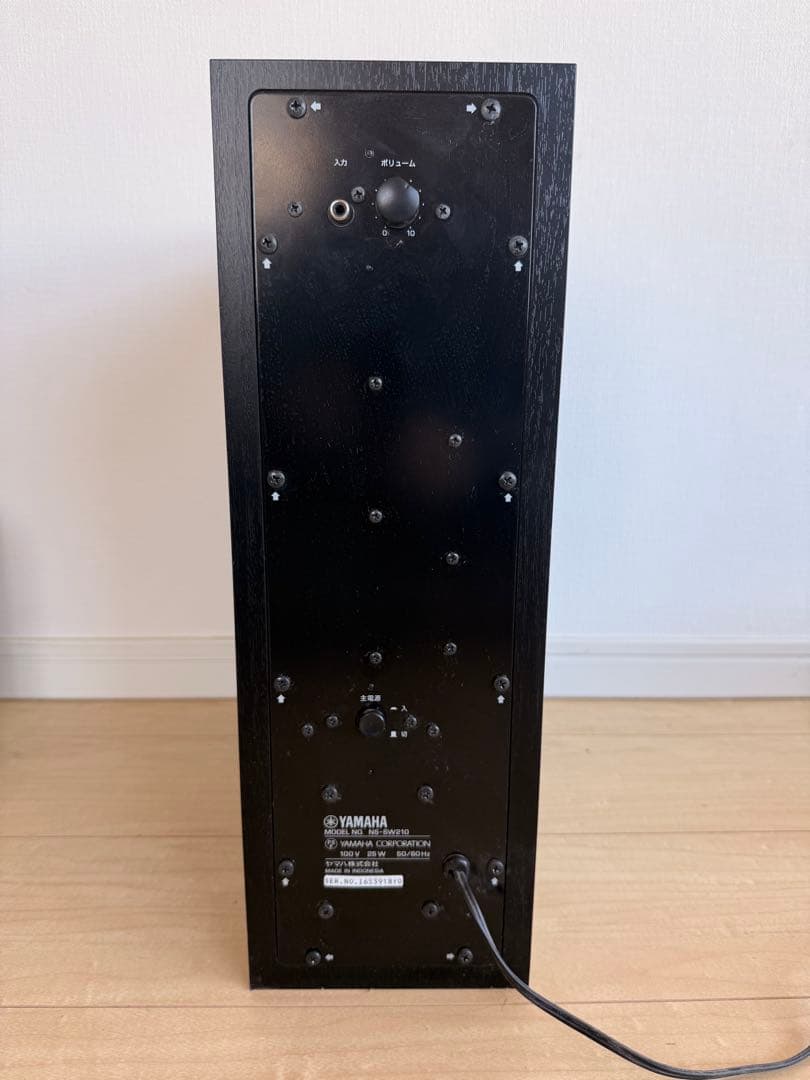 YAMAHA サブウーファー NS-SW210 スリム設計 動作確認済 - メルカリ