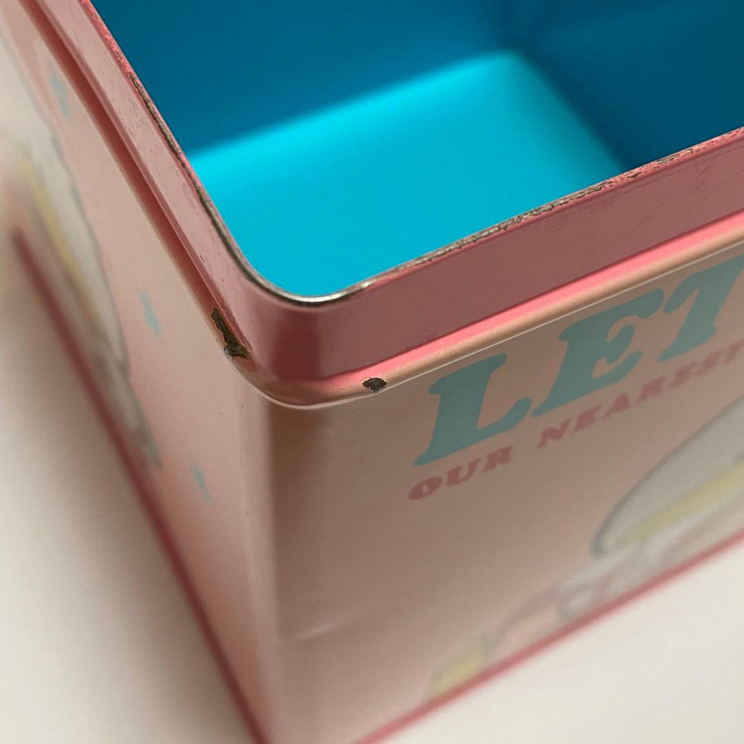 レッツチャット缶 ボックス ケース 箱 昭和レトロ ファンシー ソニー