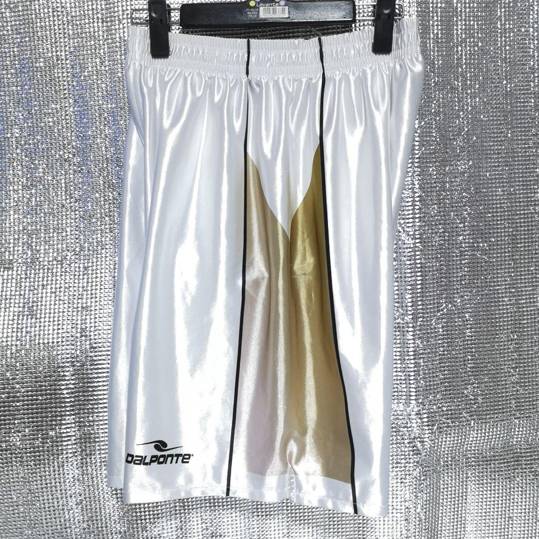 サッカー部 サッカー パンツ Dalponte 光沢ホワイト - メルカリ