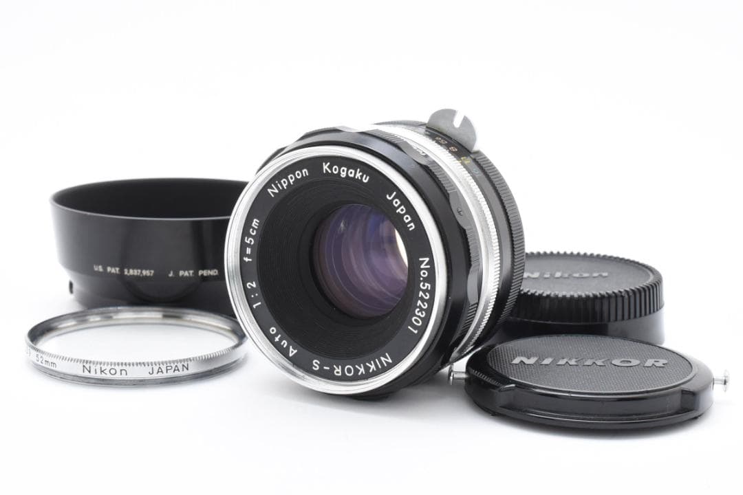 ＊1581＊チックマーク Nikkor-S 55mm f/2 レンズ Nikon Nikkor-S 55mm f1.2 Factory AI'd FAST Prime Lens [EXC]