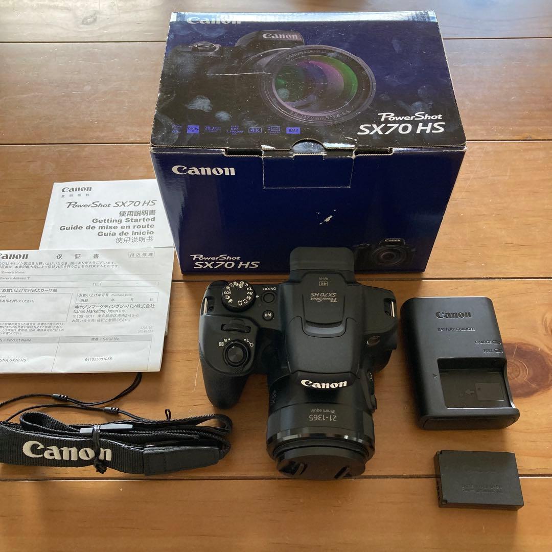 【美品 作例あり】Canon PowerShot SX70HS Amazon.com : Canon PowerShot SX70 HS Digital Camera (3071C001) +