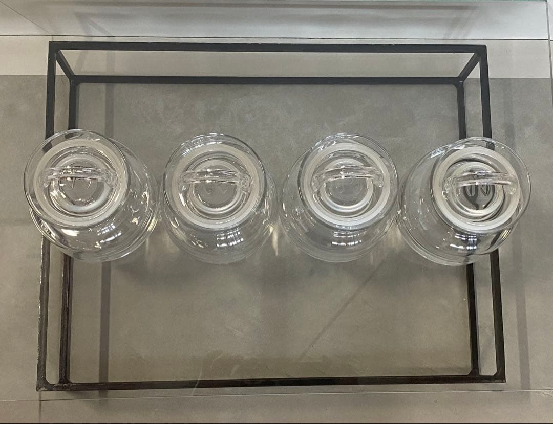 新品 4個 ローゼンダールコペンハーゲンキャニスター1/4L