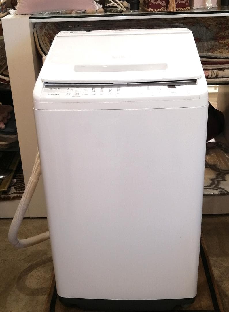 【極美品】 洗濯機 日立 BW-V70F 2021年 ガラストップ 7kg 日立 ビートウォッシュ BW-V70F 価格比較 - 価格.com