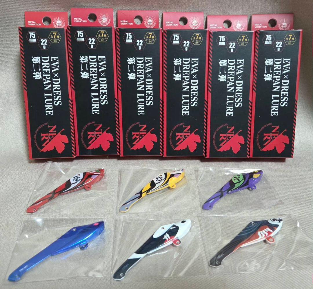 新製品 エヴァンゲリオン ドレパンルアー 第二段 EVA×DRESS 6点セット