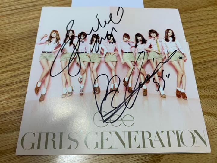 少女時代 Gee 直筆サイン入りCD