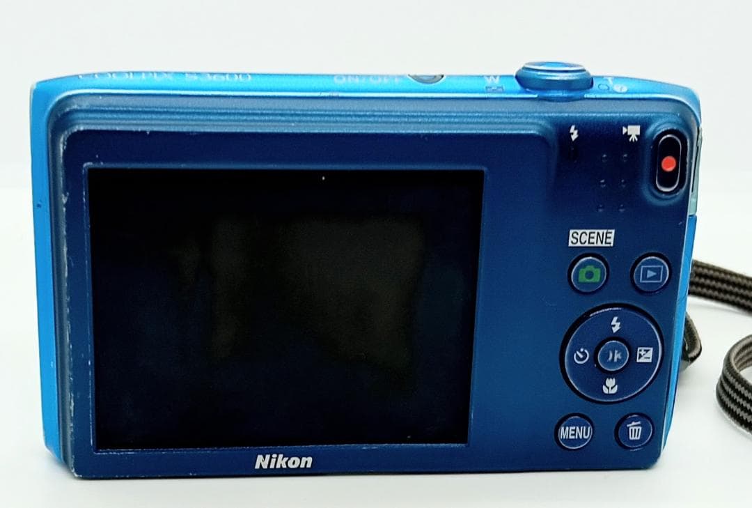 デジタルカメラ NikonCoolpix S3600 Blue 20.1MP 8x Zoom