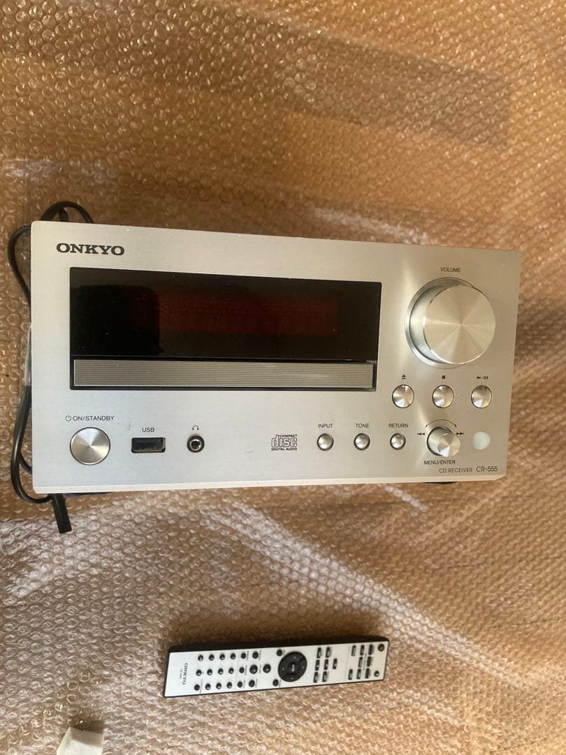 K743 ONKYO CR-555 CD ミニコンポ リモコン付き - メルカリ