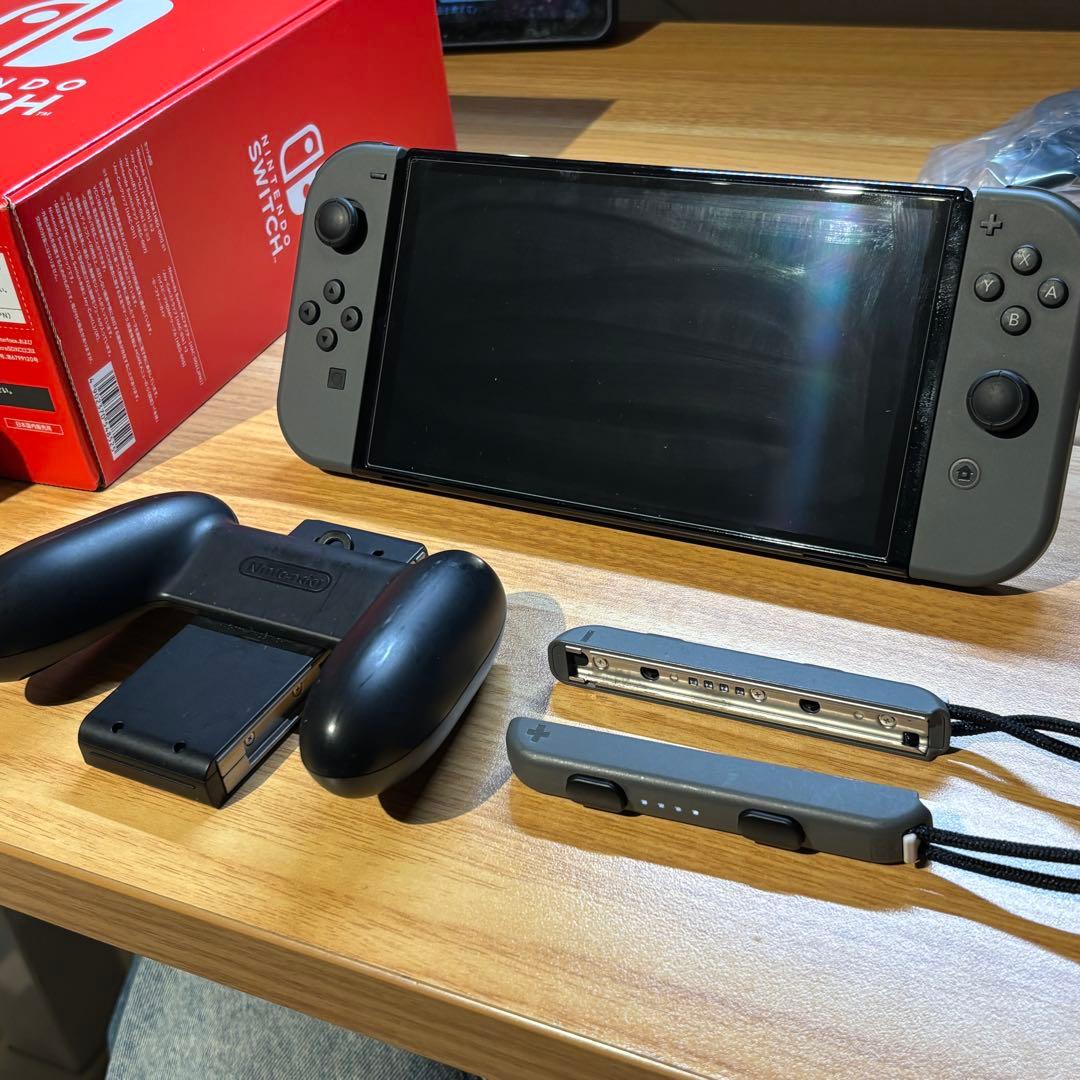 Nintendo Switch 有機el 本体 グレー Nintendo Switch 本体【Joy-Con(L)/(R) グレー】 | 任天堂 | HAD-S