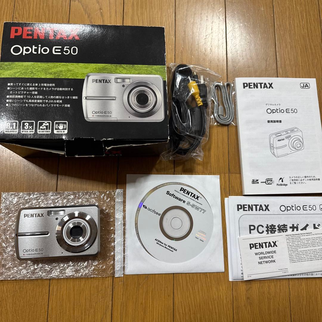 PENTAX Optio E50 コンパクトデジタルカメラ - メルカリ