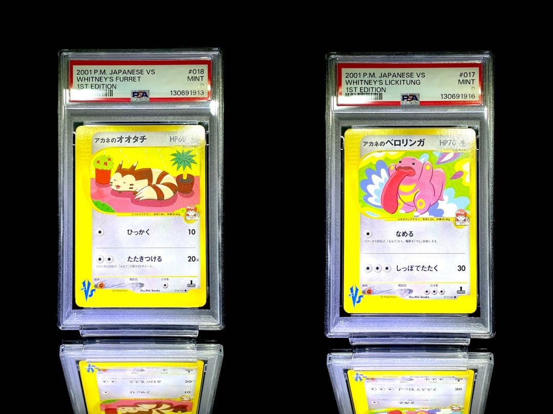 PSA9 連番 アカネのオオタチ アカネのベロリンガ カードe 美品 PSA9 連番 アカネのオオタチ アカネのベロリンガ カードe 美品 PSA9 連