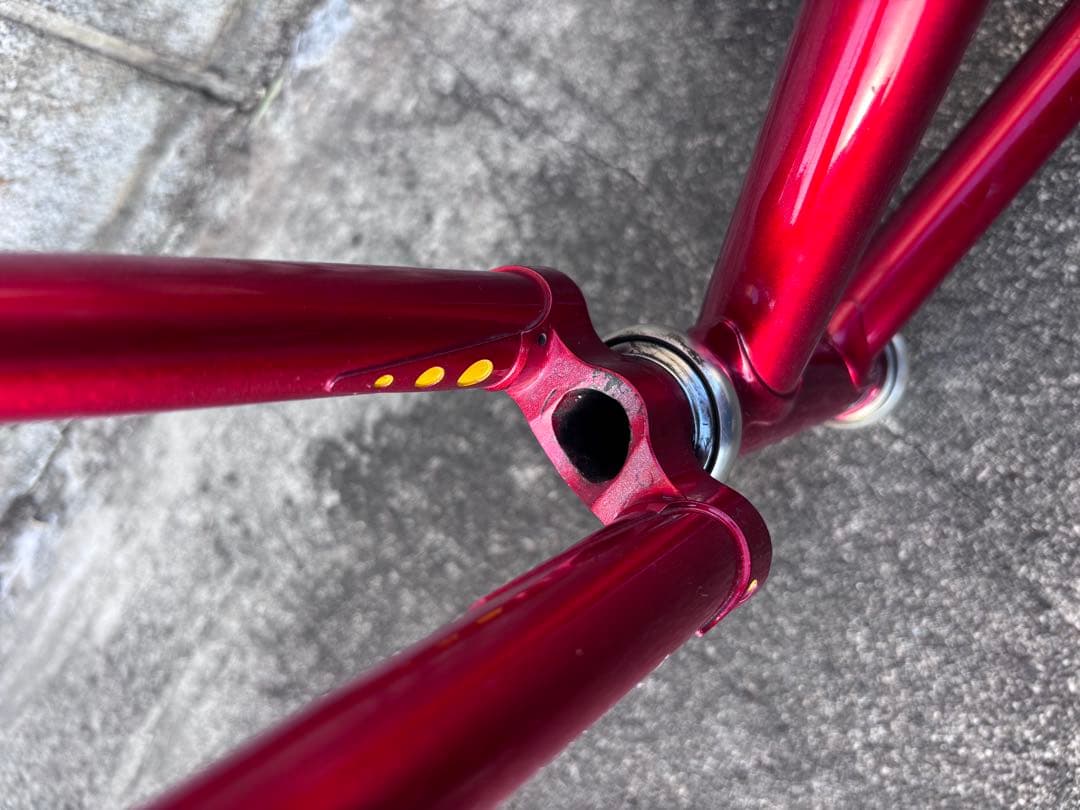 NAGASAWA ピストバイク フレーム NJS 中野レッド C-C530 - メルカリ