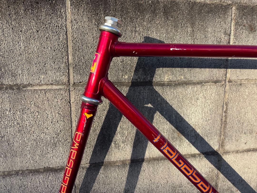 NAGASAWA ピストバイク フレーム NJS 中野レッド C-C530 - メルカリ