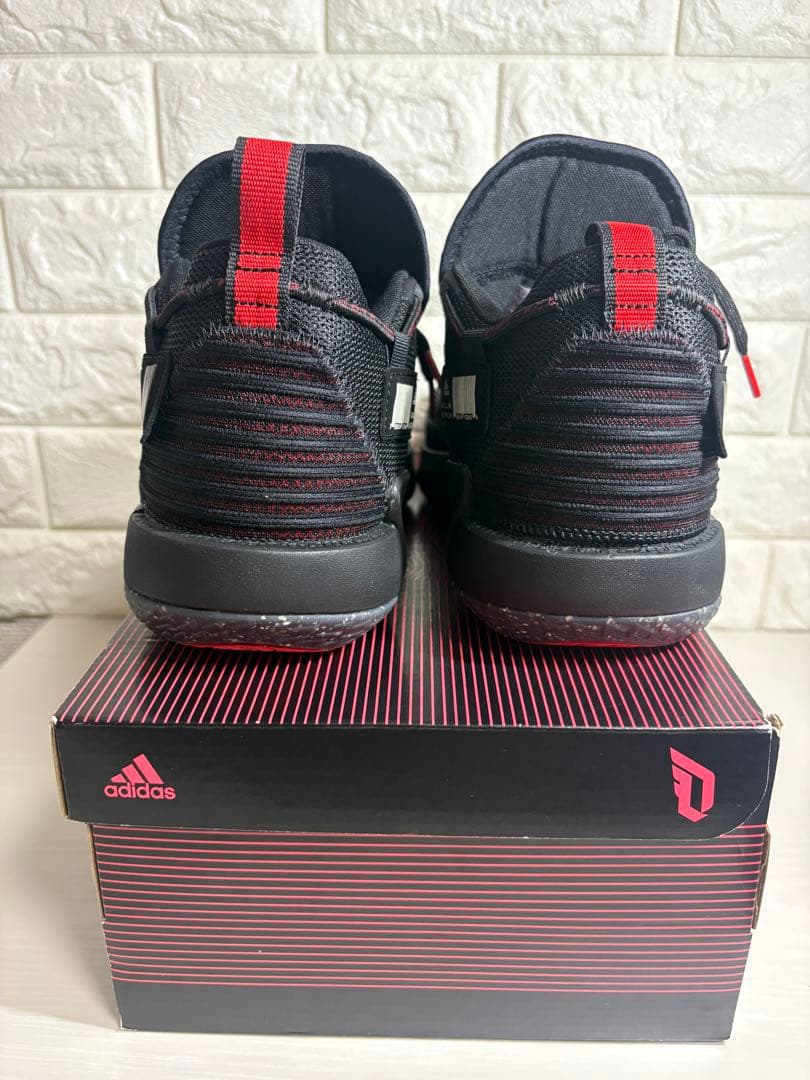 adidas DAME 7 EXTPLY 27.0cm ブラック/レッド