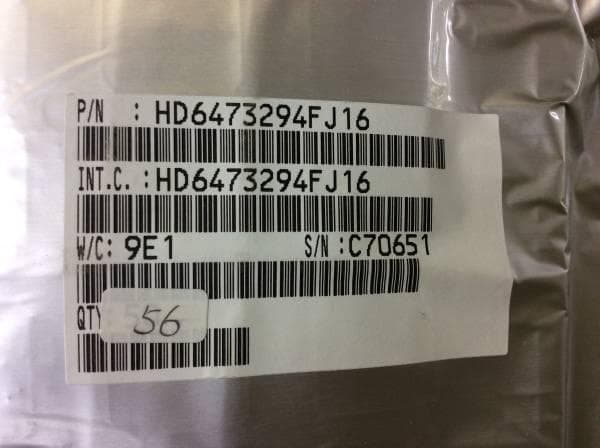 HD6473294FJ16 日立 16-Bit CPU 56個 - メルカリ