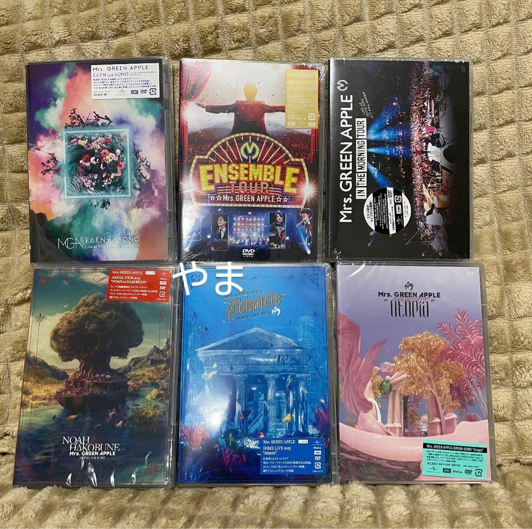 新品】Mrs. GREEN APPLE LIVE DVD 6本セット - メルカリ