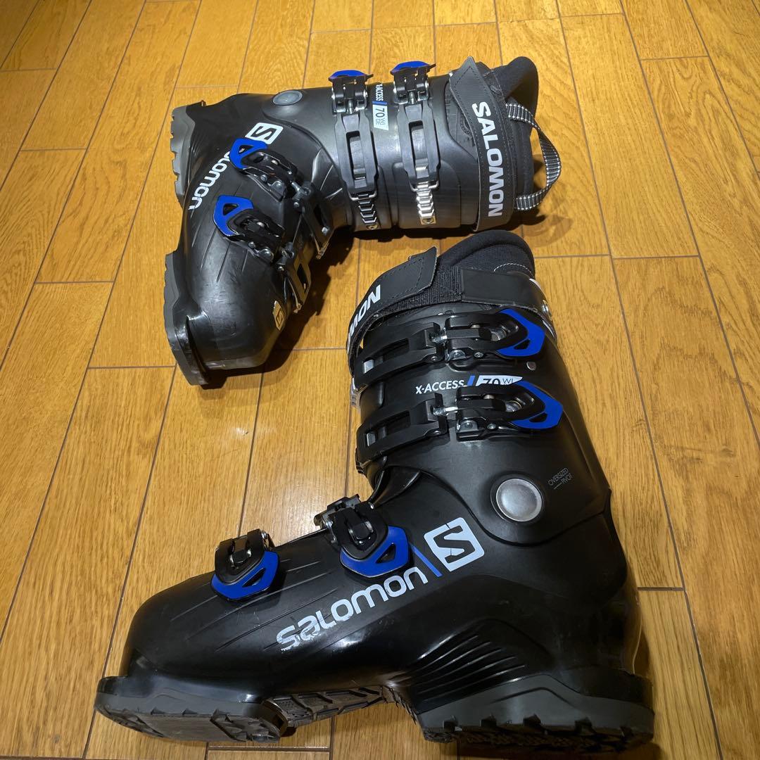 幅広salomonサロモンXACCESS70WIDE 26.0-26.5cm初級 - メルカリ