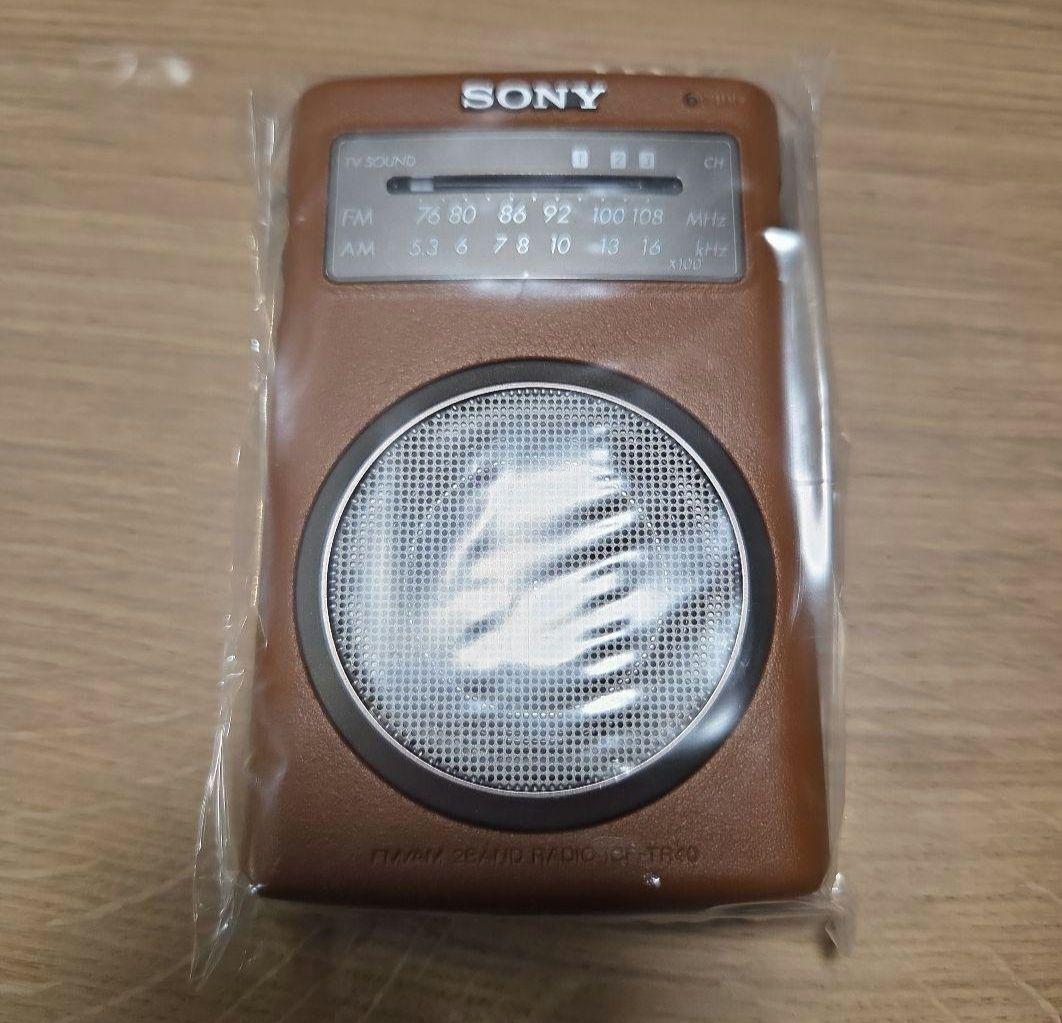 SONY ICF-TR40 ブラウン 40周年記念モデル SONY ICF-TR40 ブラウン 40周年記念モデル - メルカリ