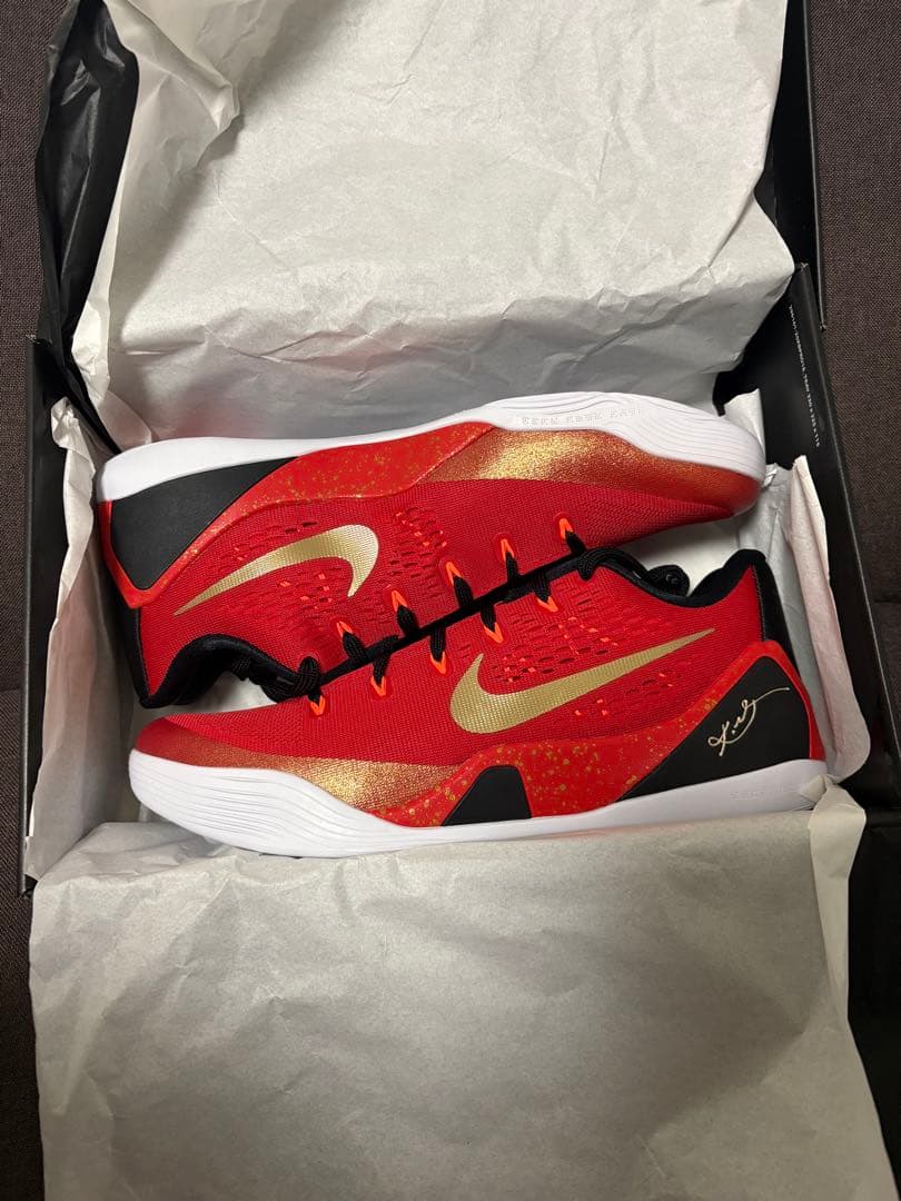 極美品NIKE KOBE9EMPROTRO レッド 30cmコービー9 バッシュ - メルカリ