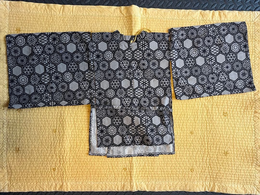 【マツエリ】童の水干、甚平セット(ペンギンのおしり)