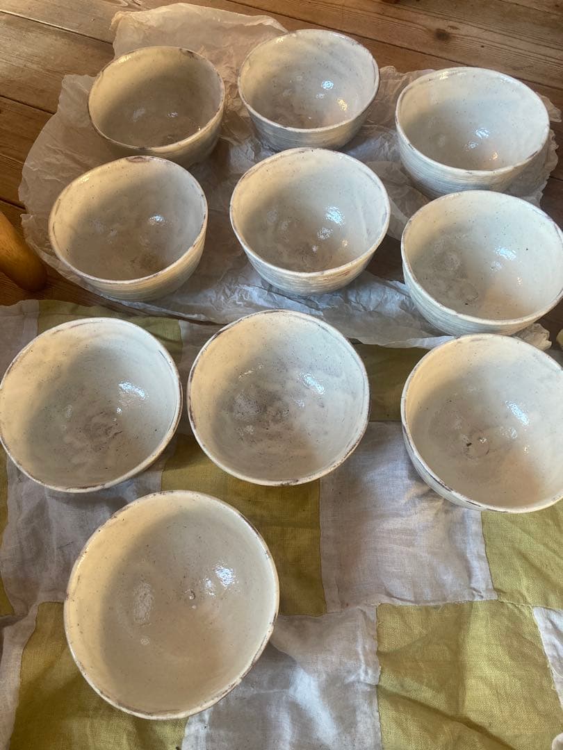 三島数茶碗 米山造 10客組 食器 www.cosaga.com