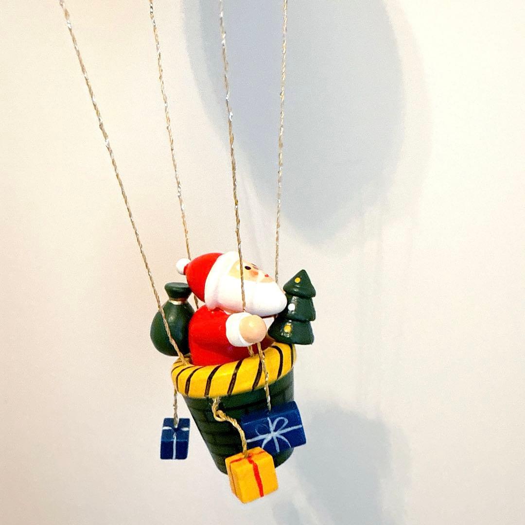 ドイツ ケーテウォルファルト クリスマスオーナメント 気球に乗った