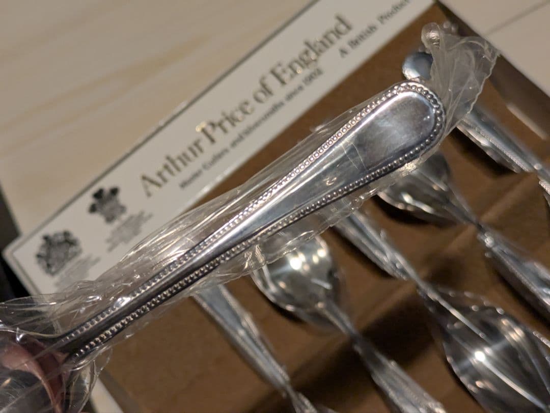 2-3.Arthur Price of England スプーン(ビード) 6本